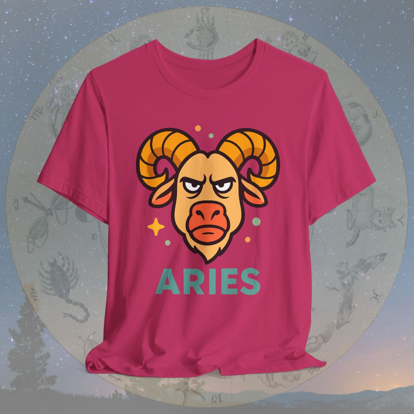 Determined Aries Zodiac Sign T-Shirt
