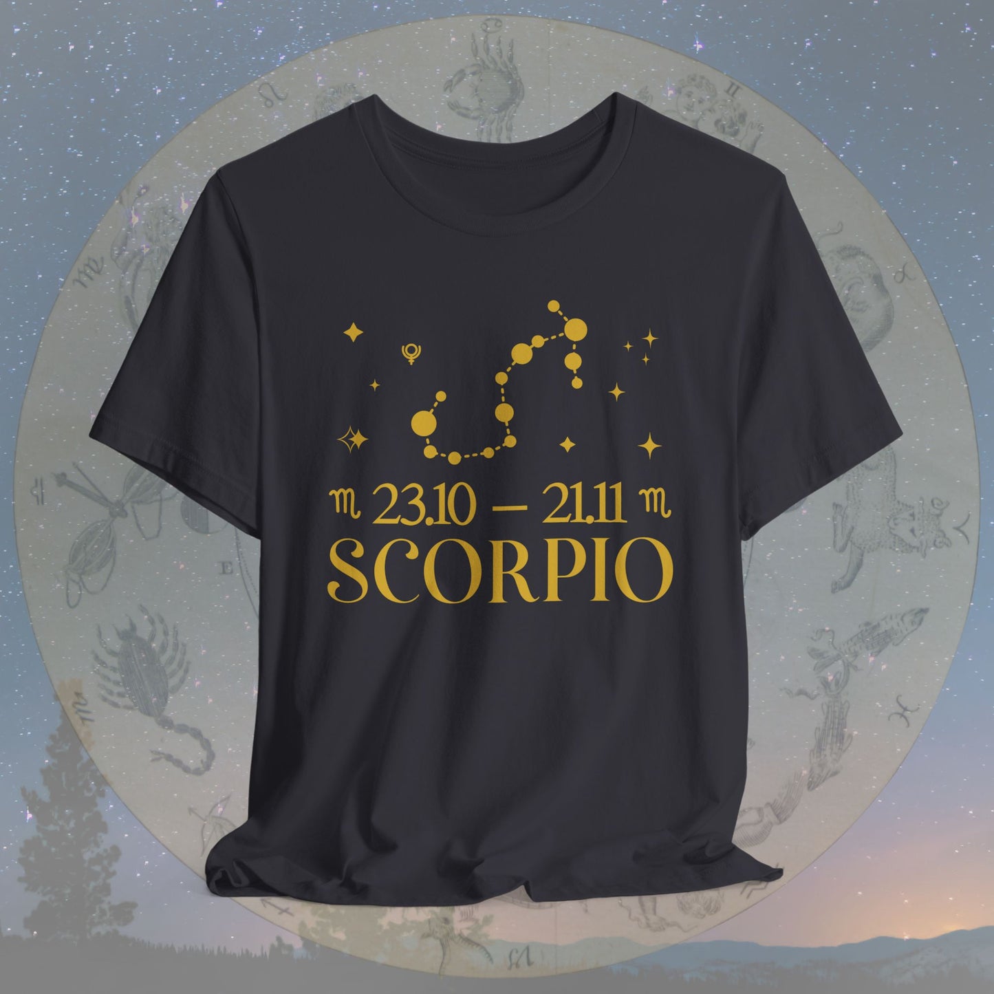 Scorpio Star Constellation Zodiac T-Shirt