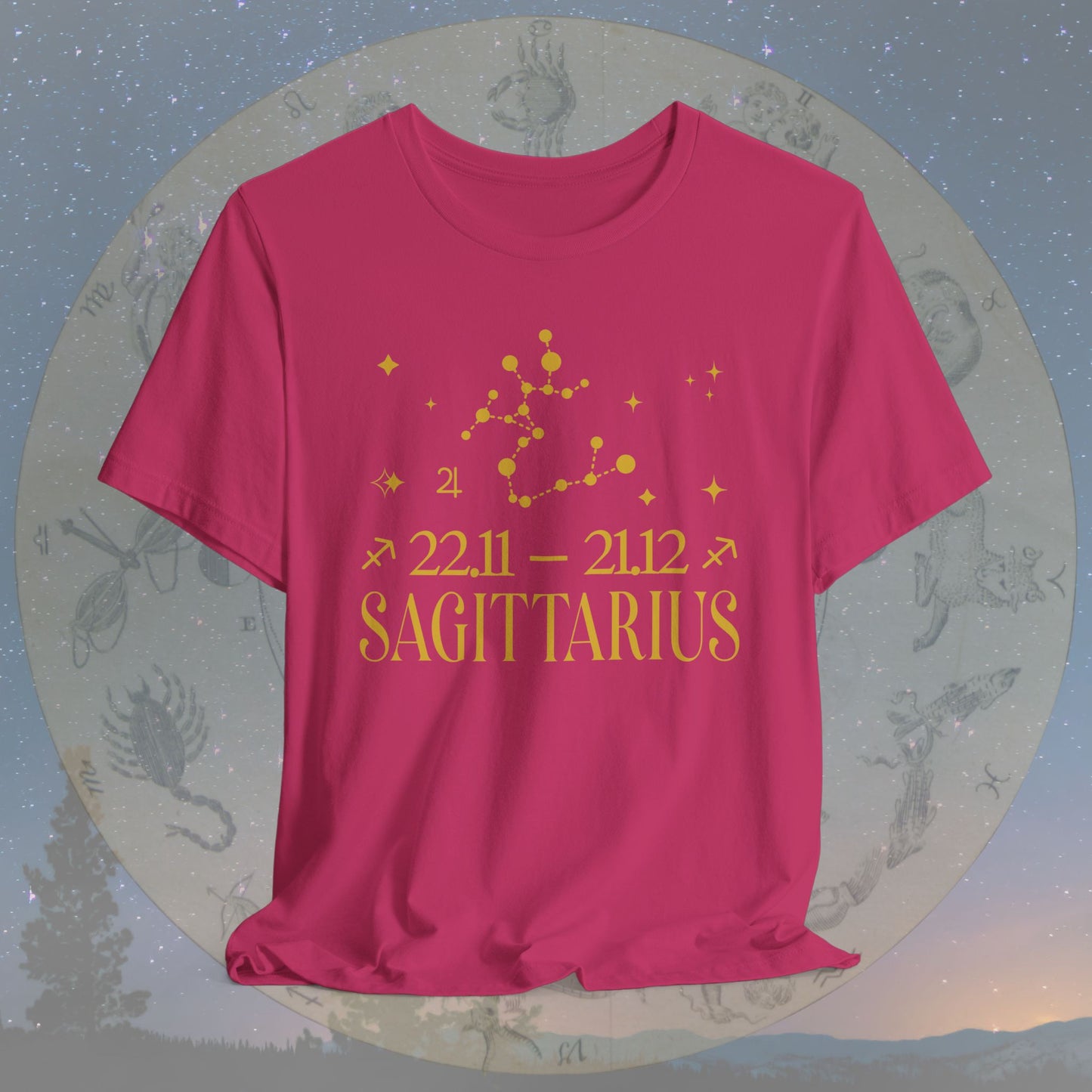 Sagittarius Star Constellation Zodiac T-Shirt