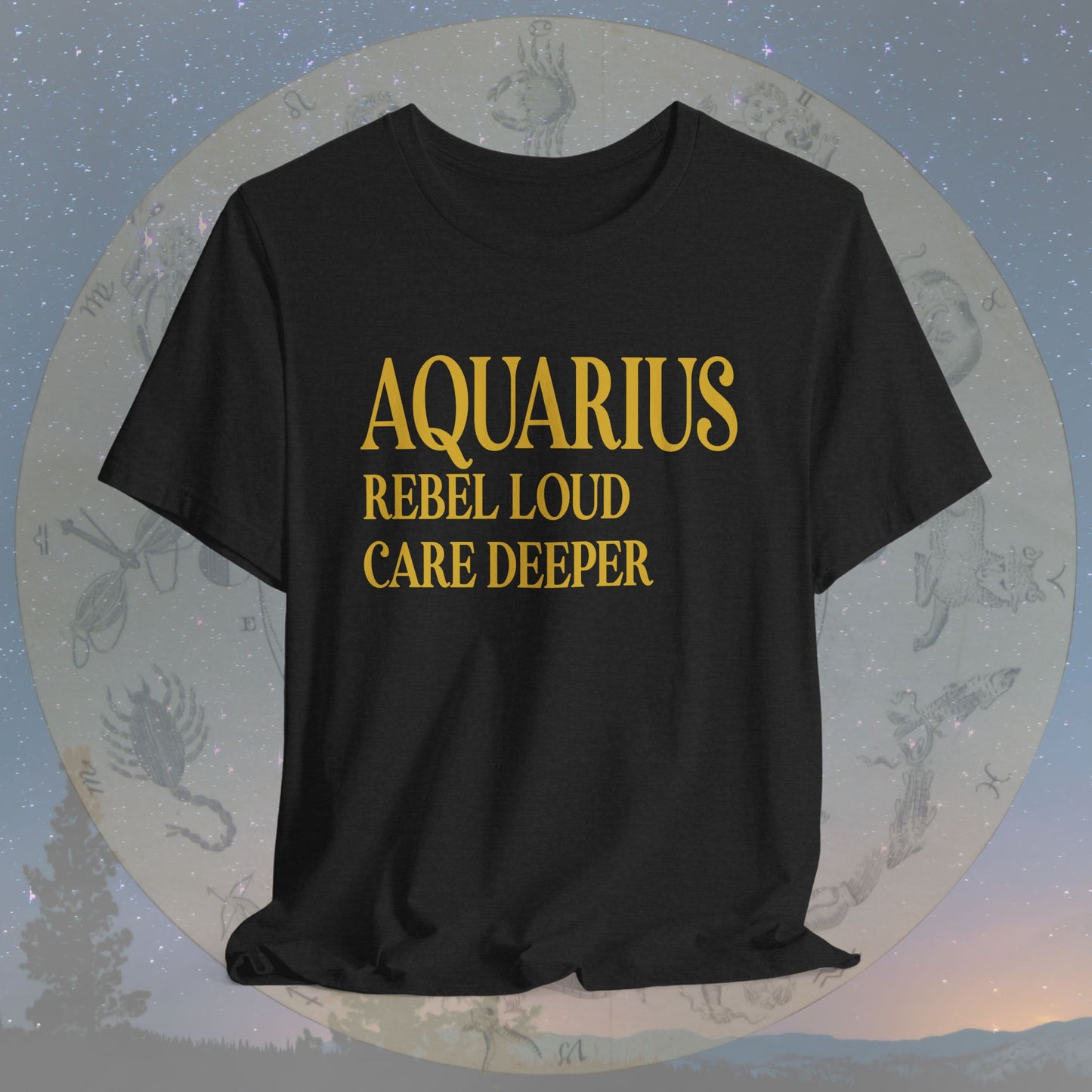 Aquarius Rebel Heart T-Shirt