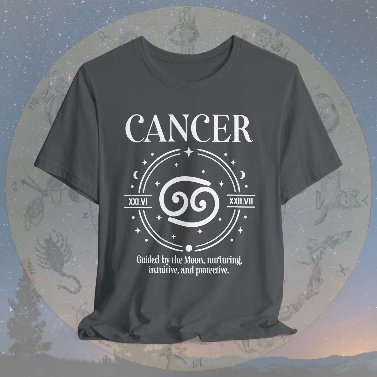 Classic Cancer Zodiac Sign T-Shirt