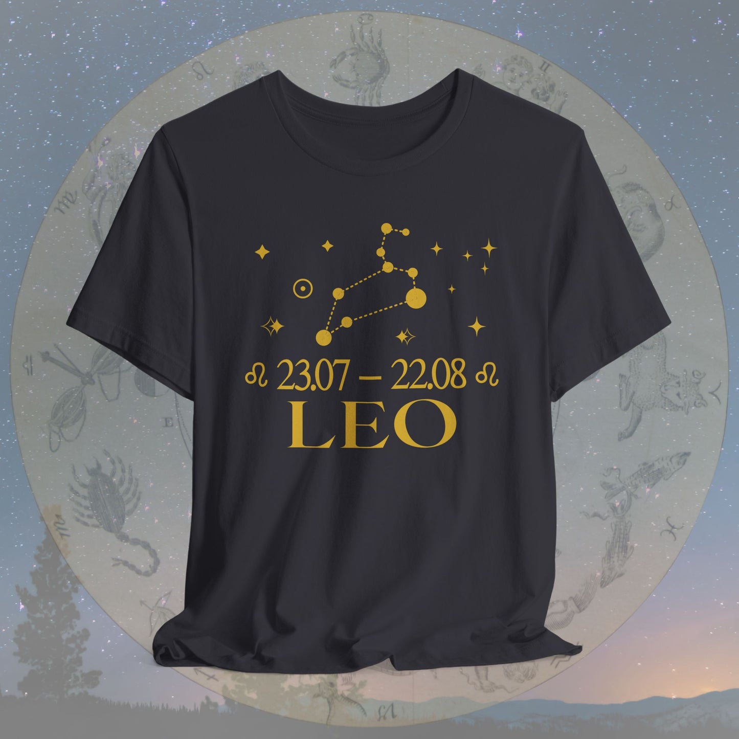 Leo Star Constellation Zodiac T-Shirt