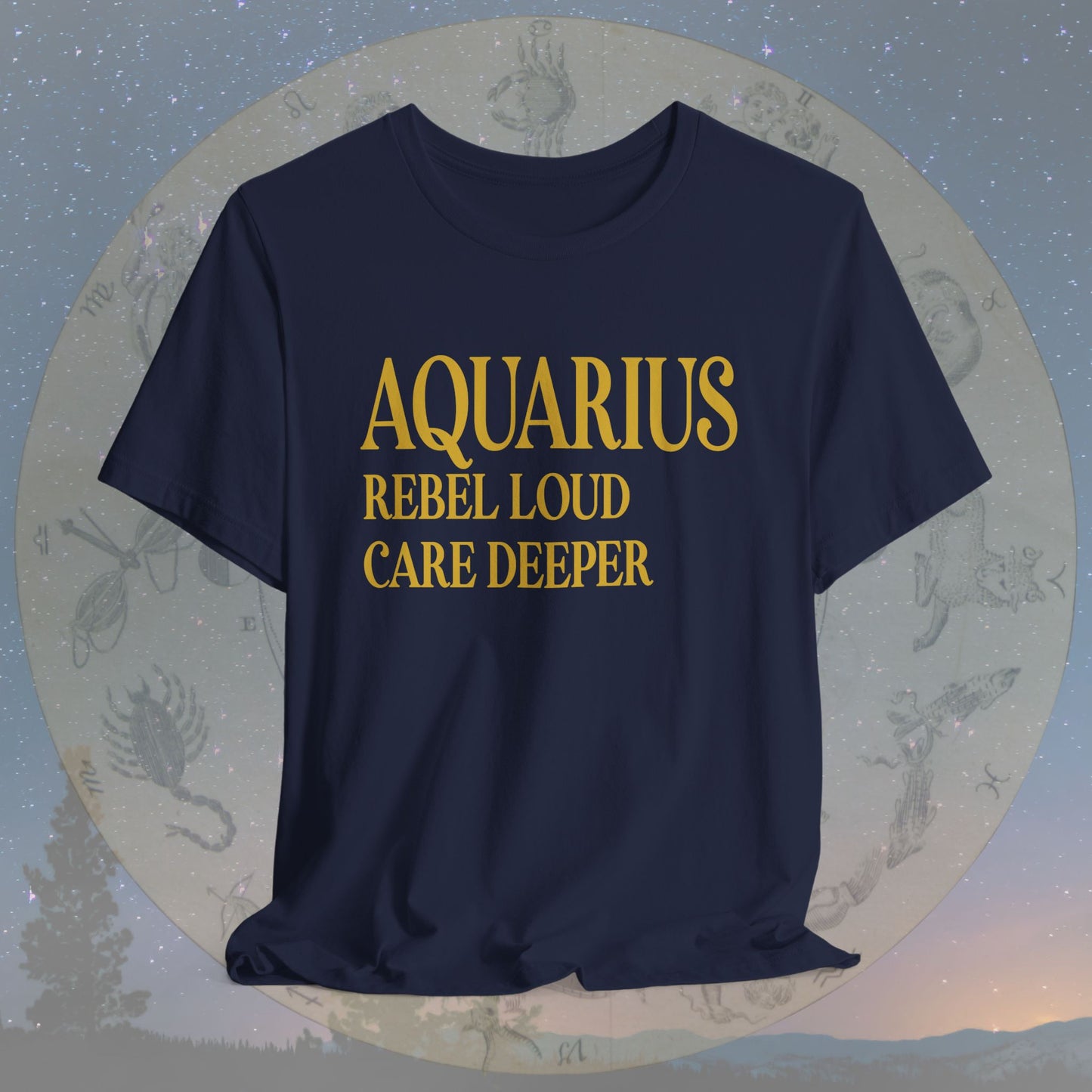 Aquarius Rebel Heart T-Shirt