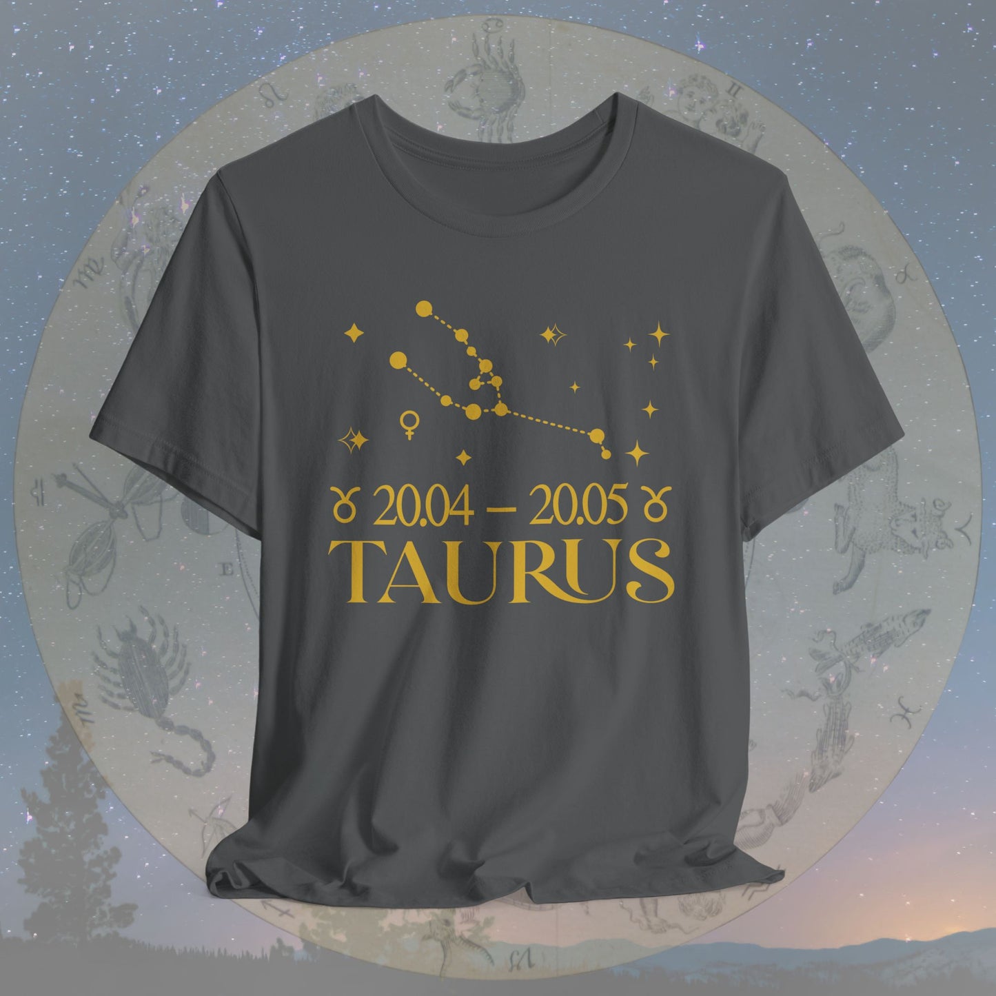 Taurus Star Constellation Zodiac T-Shirt