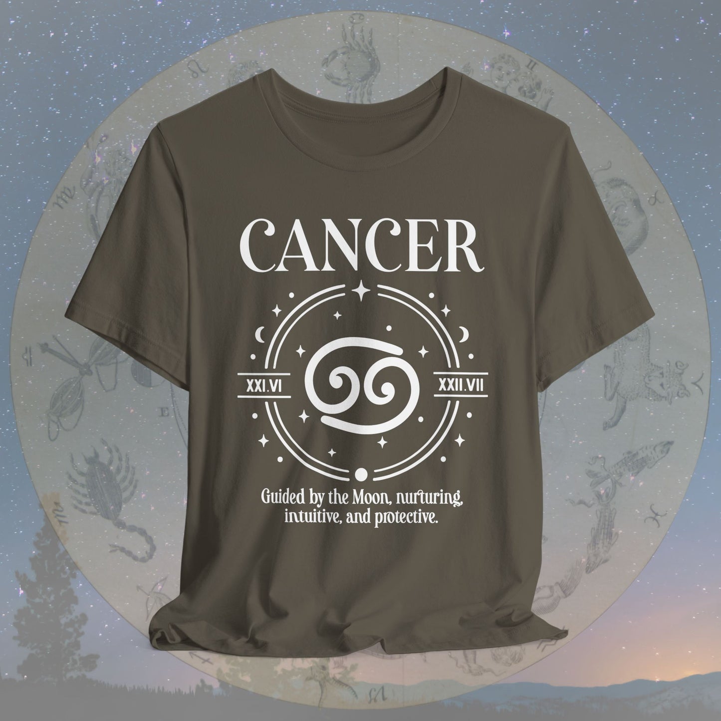 Classic Cancer Zodiac Sign T-Shirt