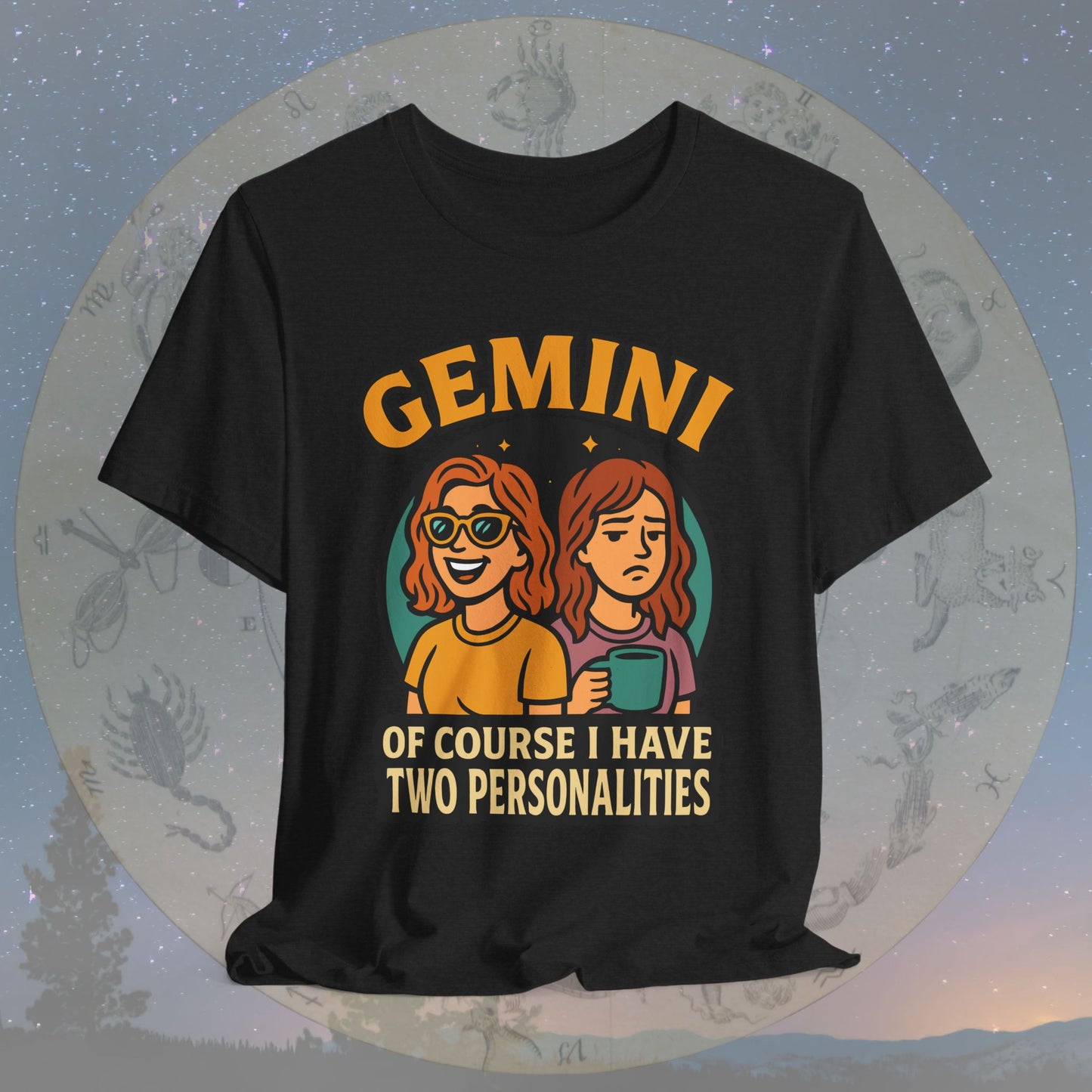 Playful Gemini Two Sides T-Shirt