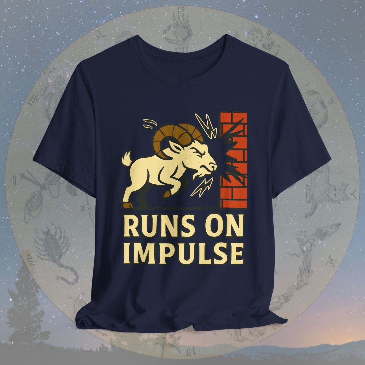 Funny Aries Impulse Driven T-Shirt
