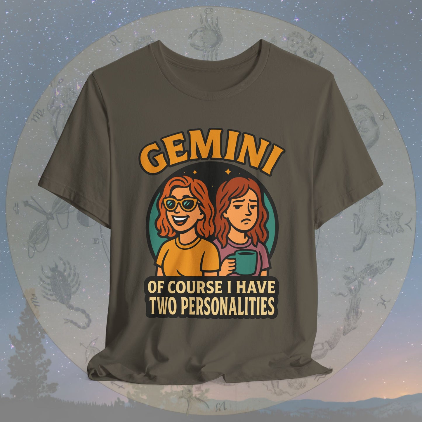 Playful Gemini Two Sides T-Shirt