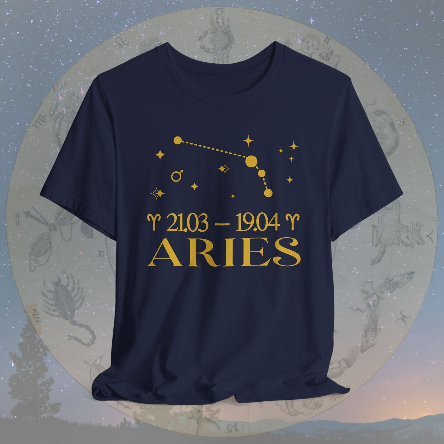 Aries Star Constellation Zodiac T-Shirt