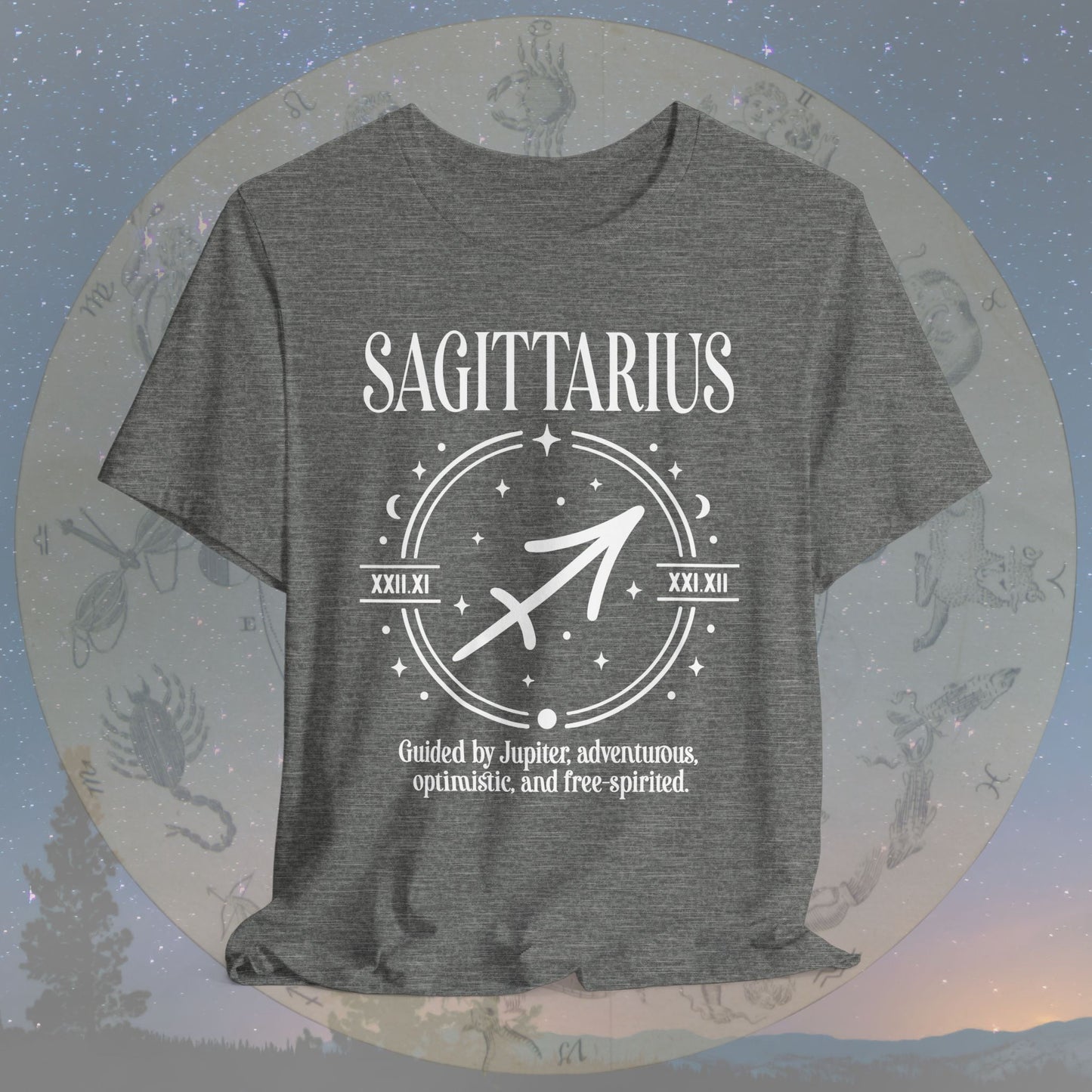 Classic Sagittarius Zodiac Sign T-Shirt