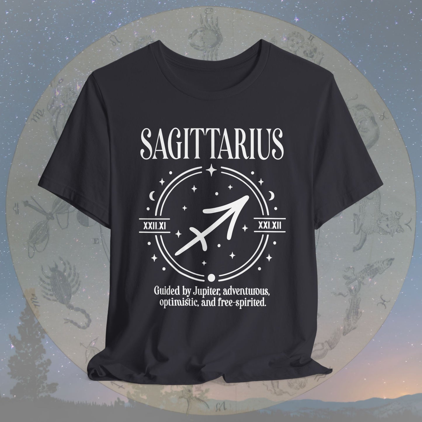 Classic Sagittarius Zodiac Sign T-Shirt