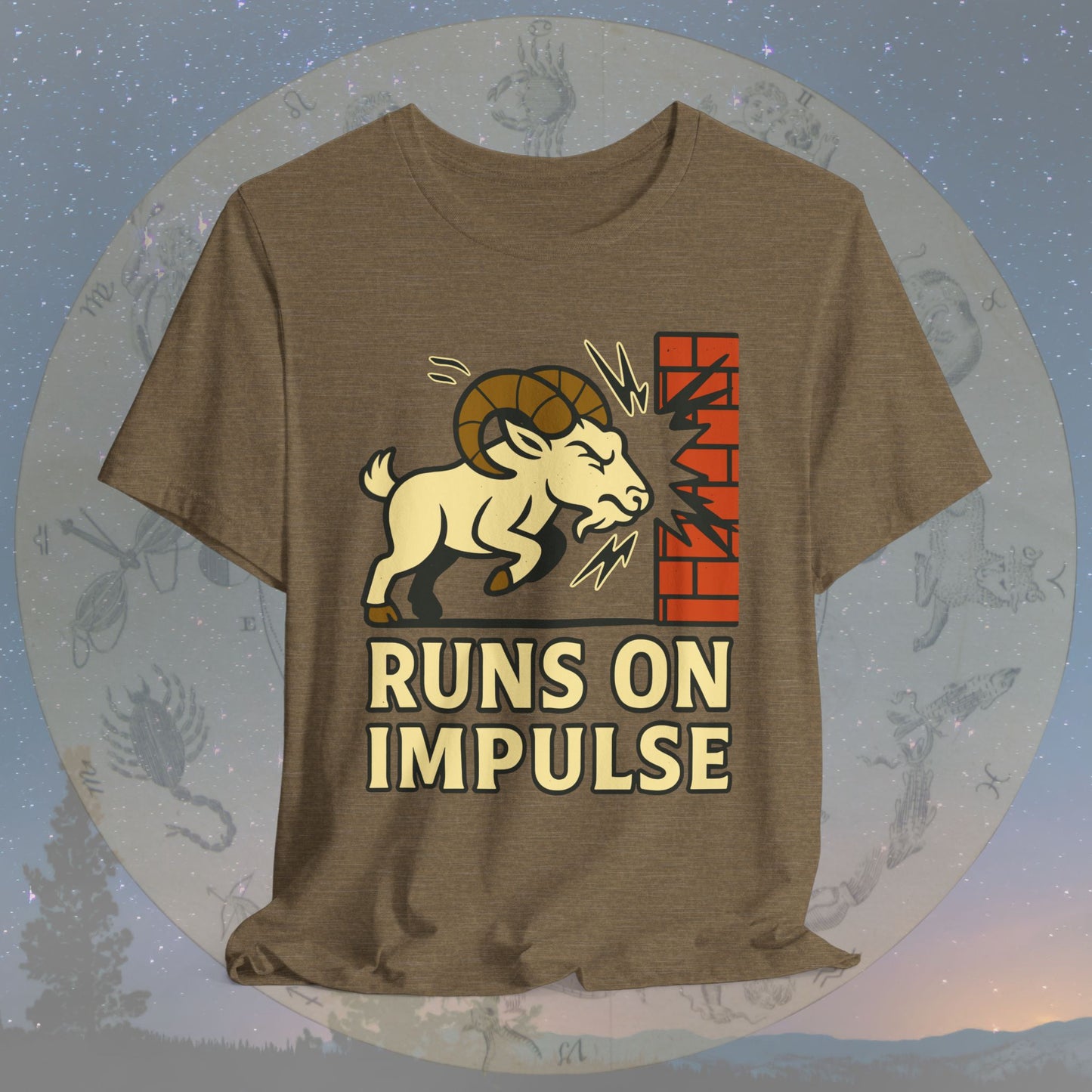 Funny Aries Impulse Driven T-Shirt