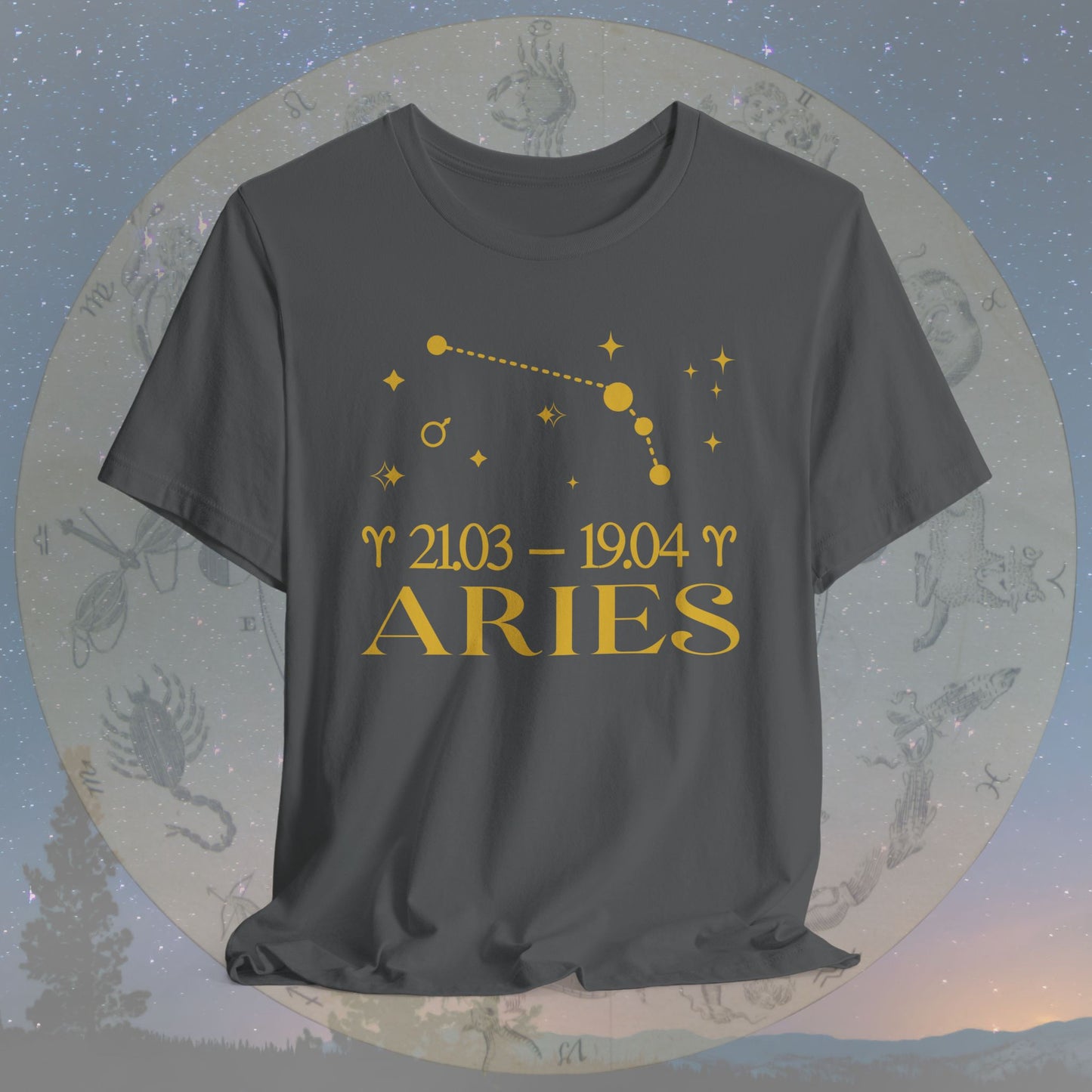 Aries Star Constellation Zodiac T-Shirt