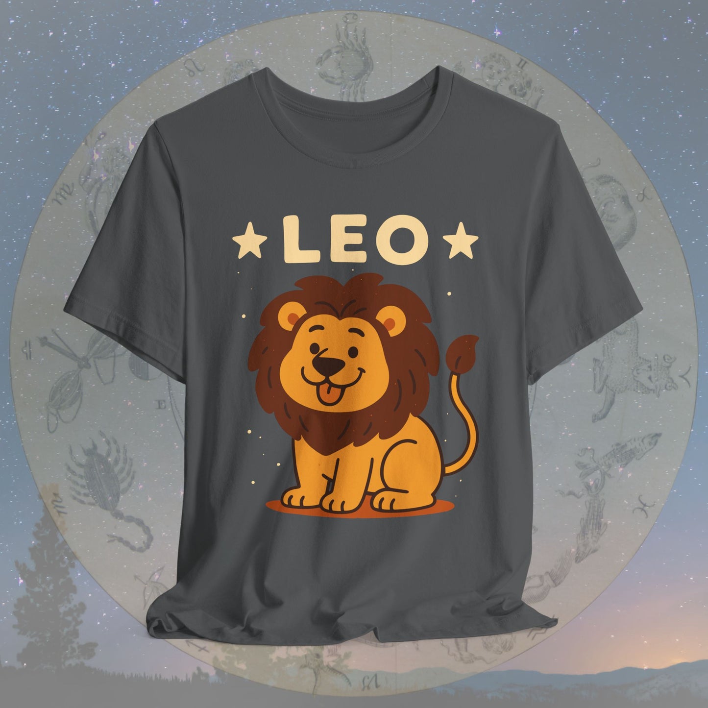 Cute Kawaii Leo Zodiac Sign T-Shirt
