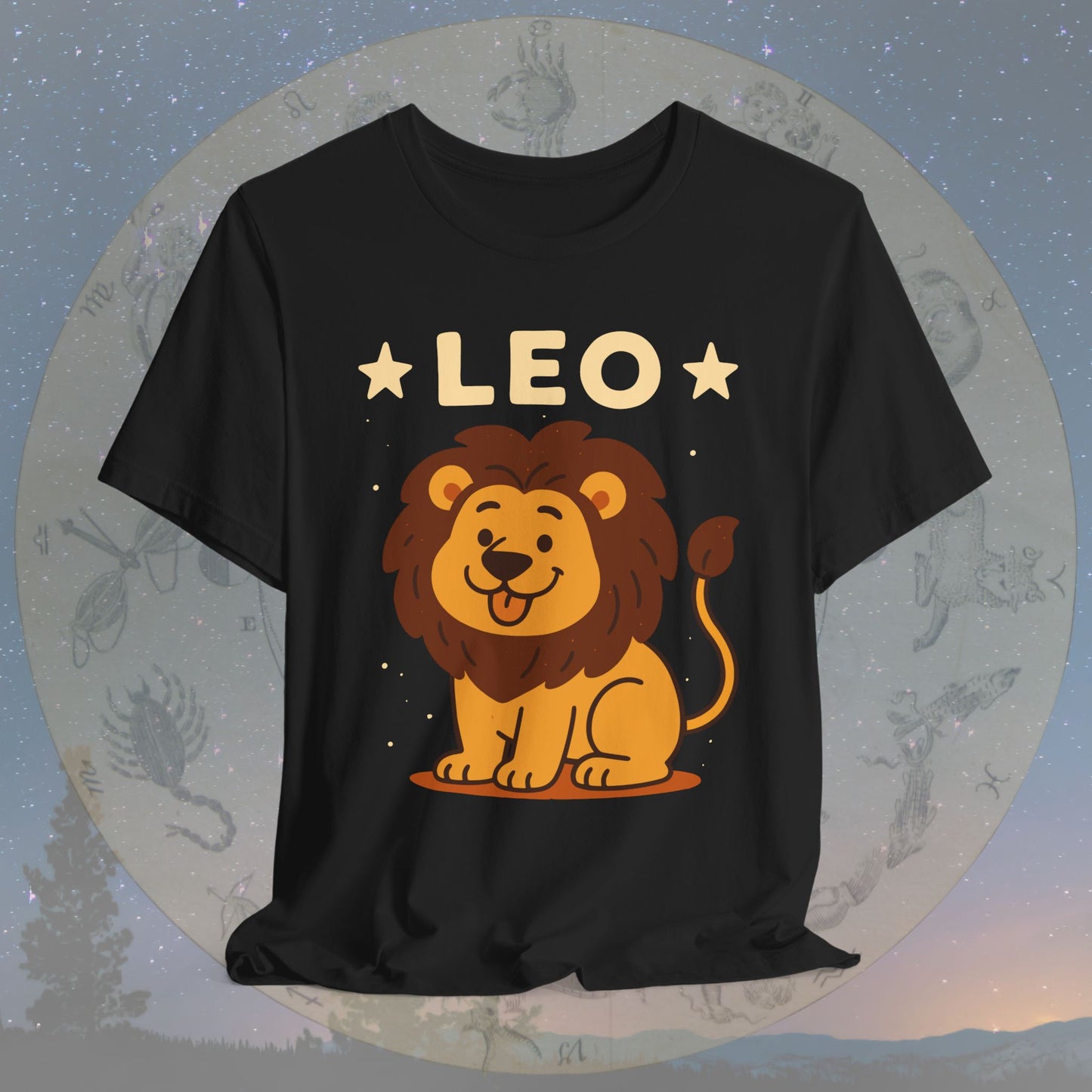 Cute Kawaii Leo Zodiac Sign T-Shirt