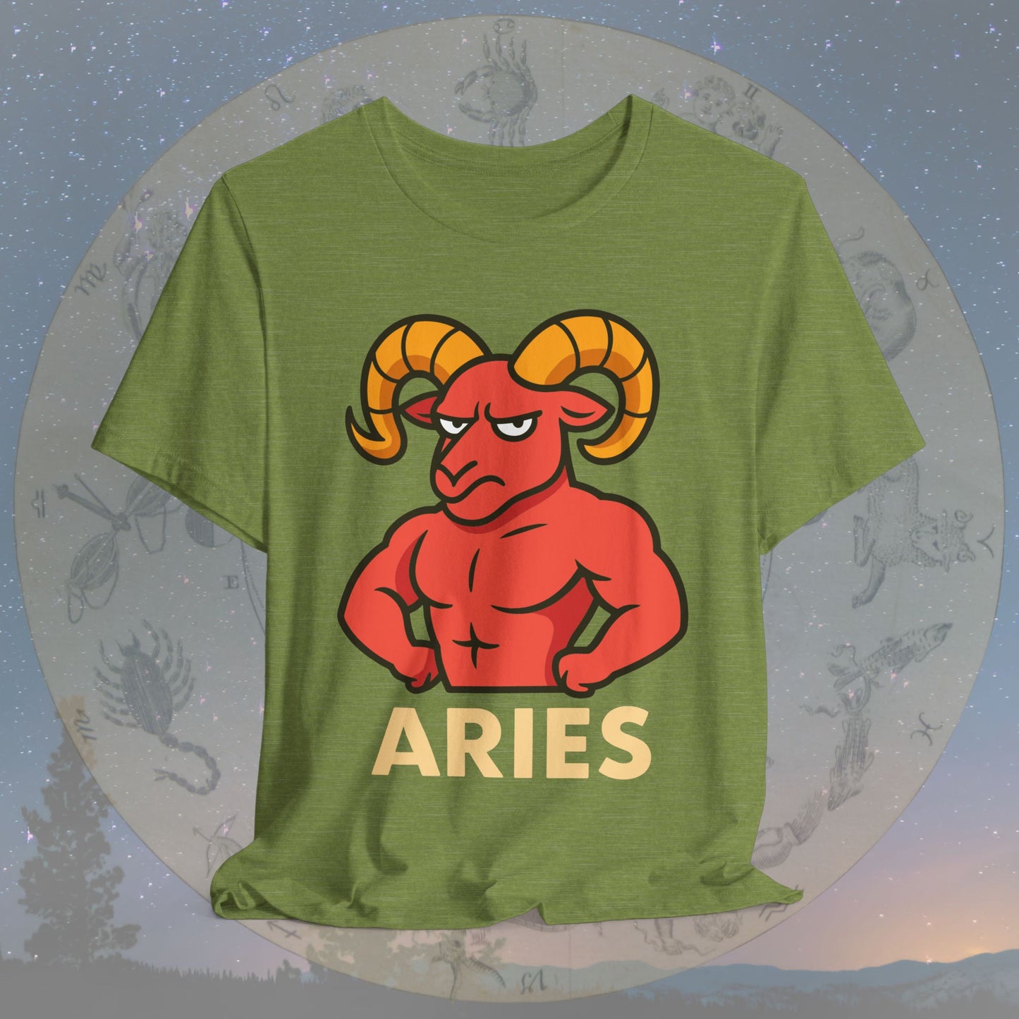 Funny Fierce Aries Zodiac Sign T-Shirt