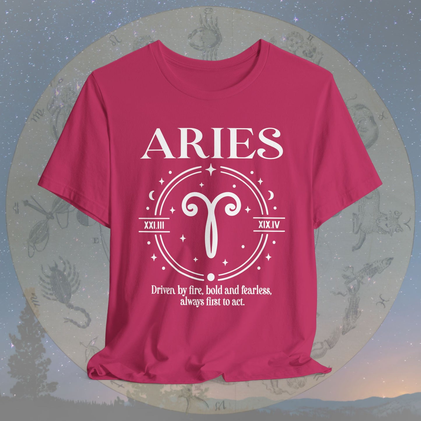 Classic Aries Zodiac Sign T-Shirt