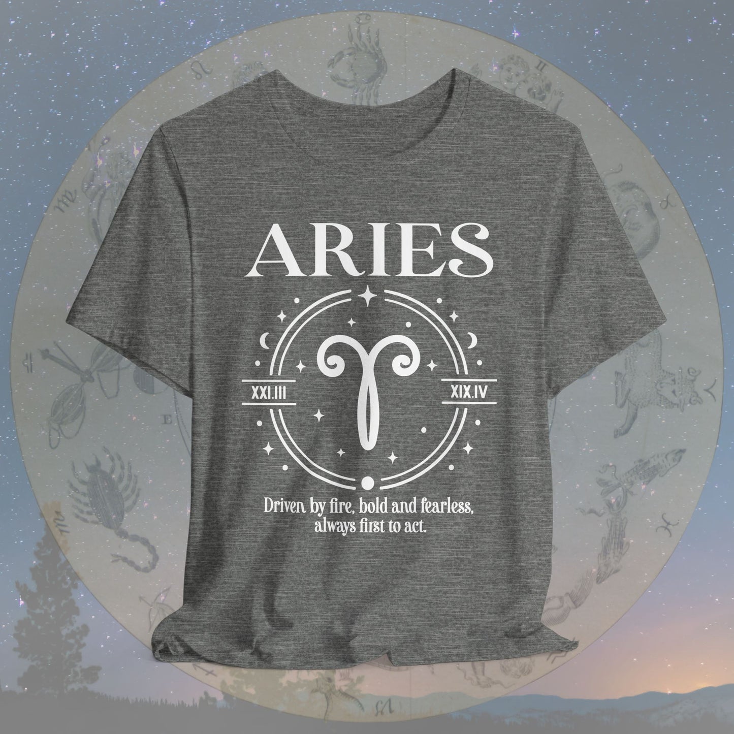Classic Aries Zodiac Sign T-Shirt