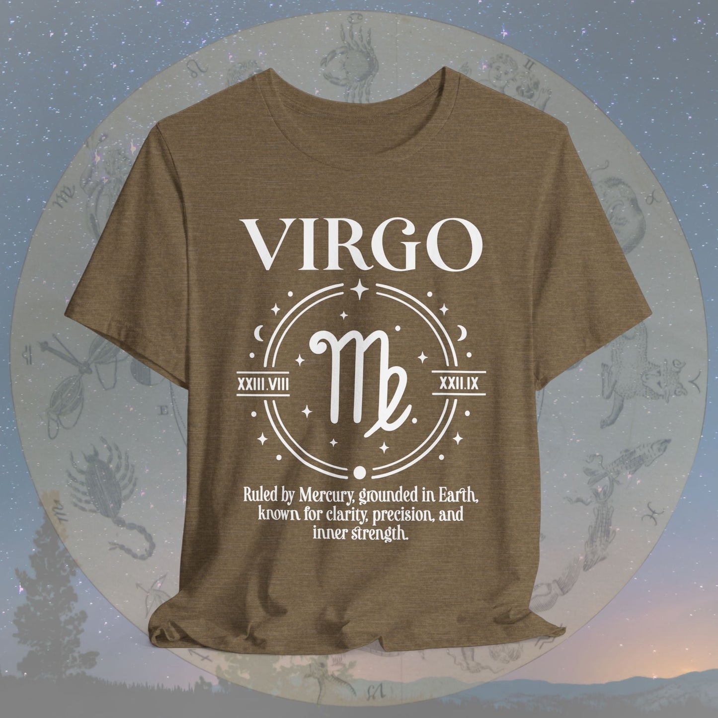 Classic Virgo Zodiac Sign T-Shirt