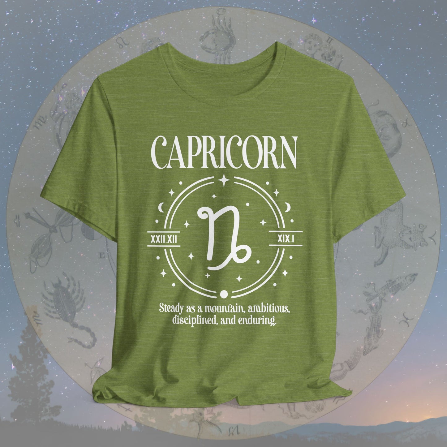 Classic Capricorn Zodiac Sign T-Shirt