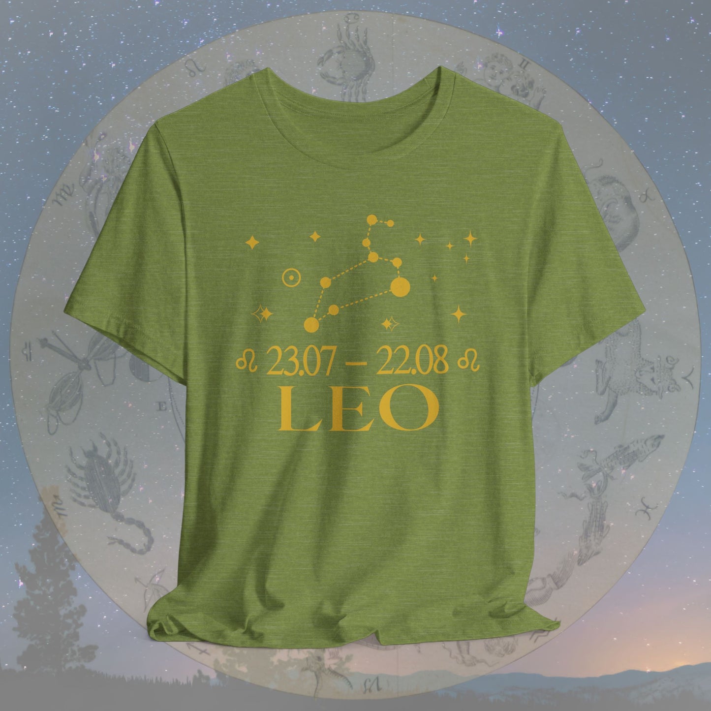 Leo Star Constellation Zodiac T-Shirt