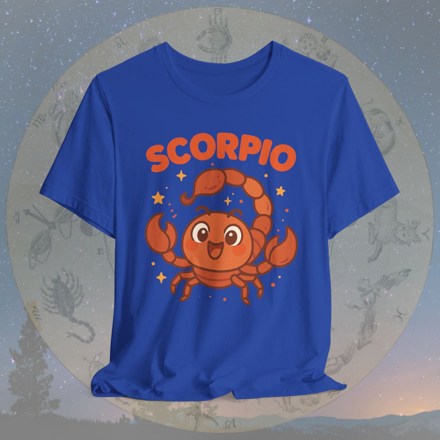 Kawaii Brave Scorpio Zodiac Sign T-Shirt
