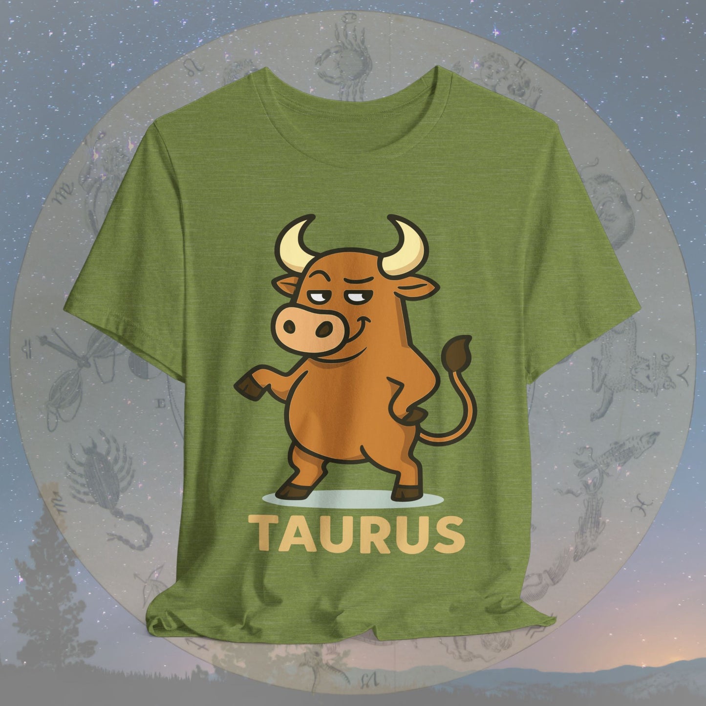 Playful Taurus Zodiac Sign T-Shirt