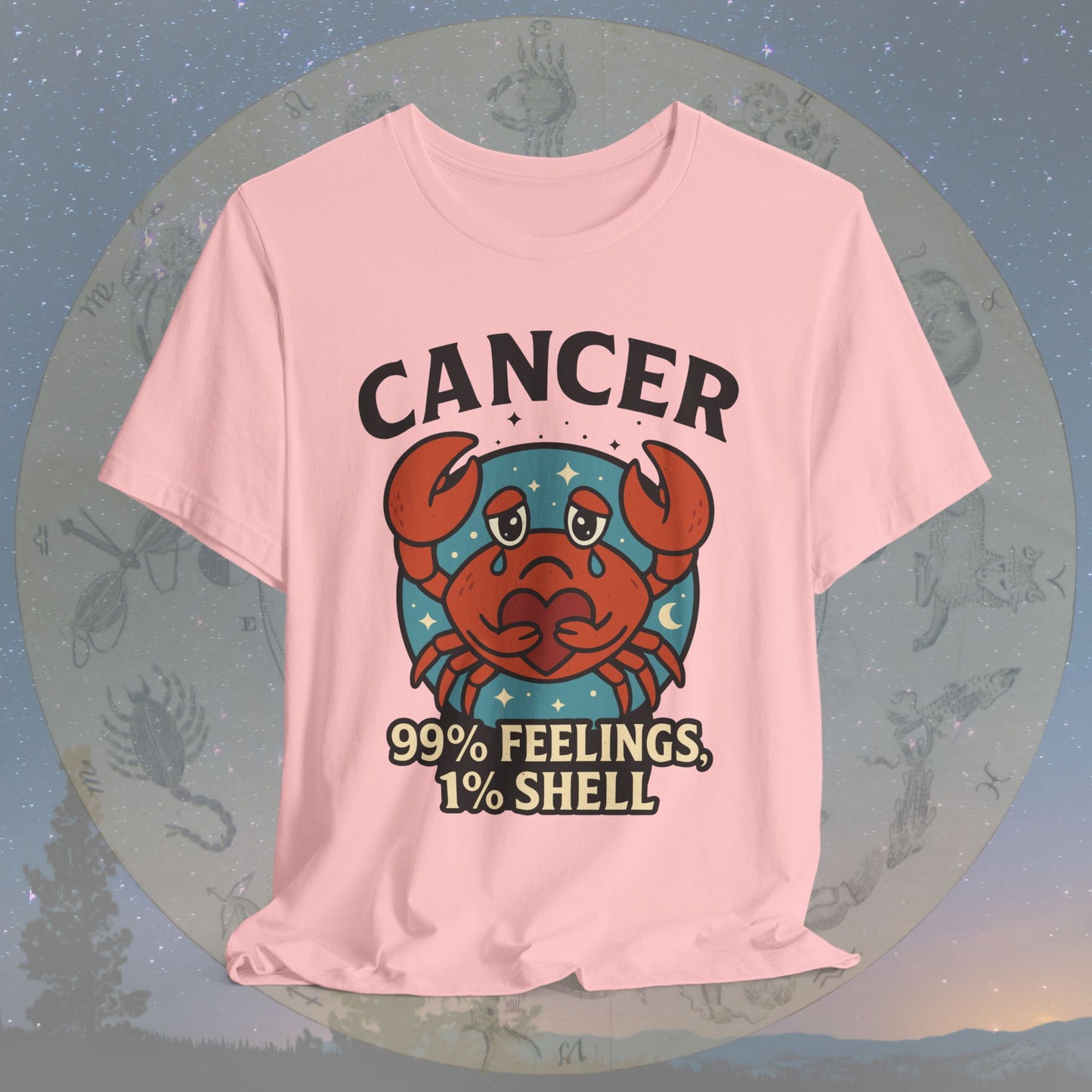 Emotional Cancer Zodiac T-Shirt