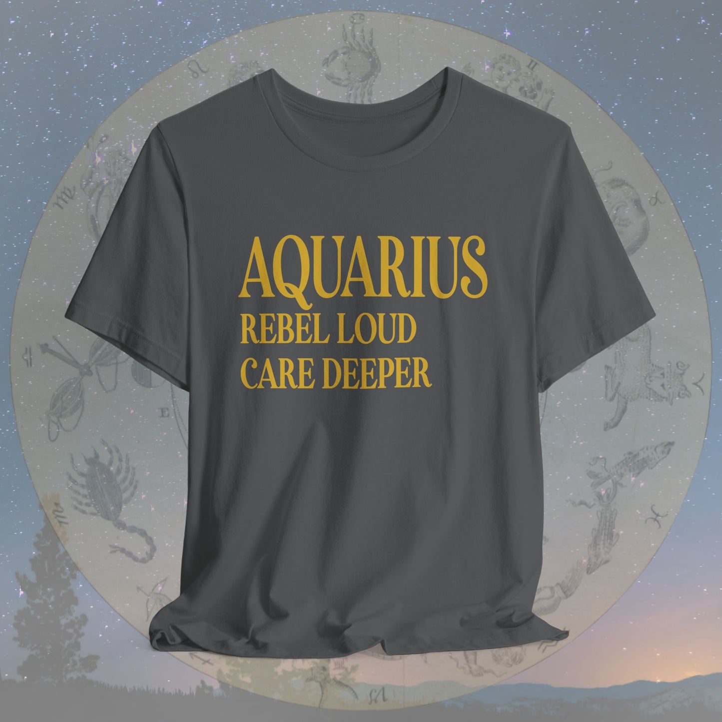 Aquarius Rebel Heart T-Shirt