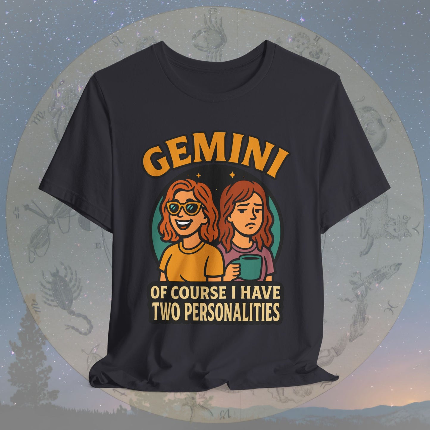 Playful Gemini Two Sides T-Shirt