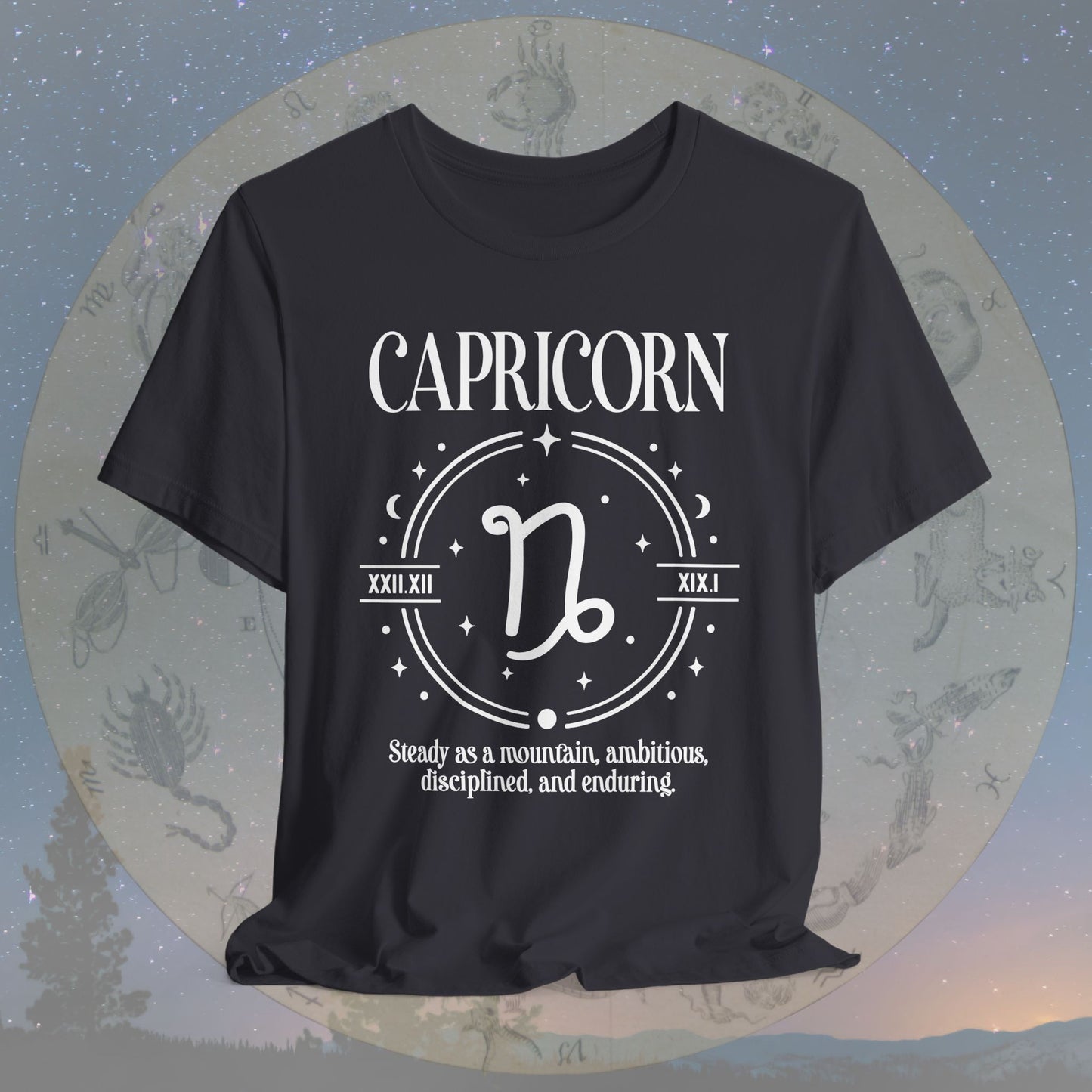 Classic Capricorn Zodiac Sign T-Shirt