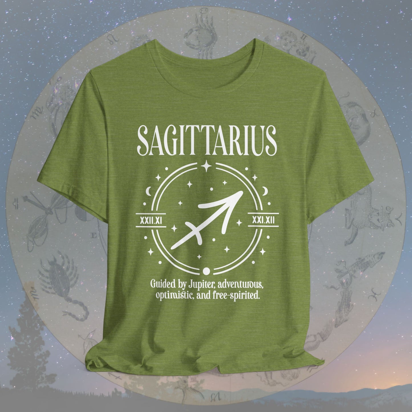 Classic Sagittarius Zodiac Sign T-Shirt