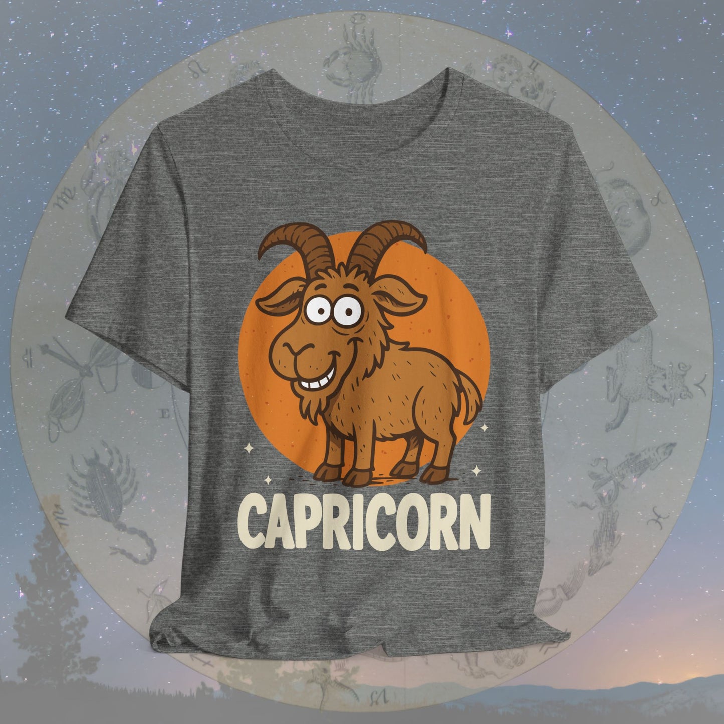 Funny Kawaii Capricorn Zodiac Sign T-Shirt