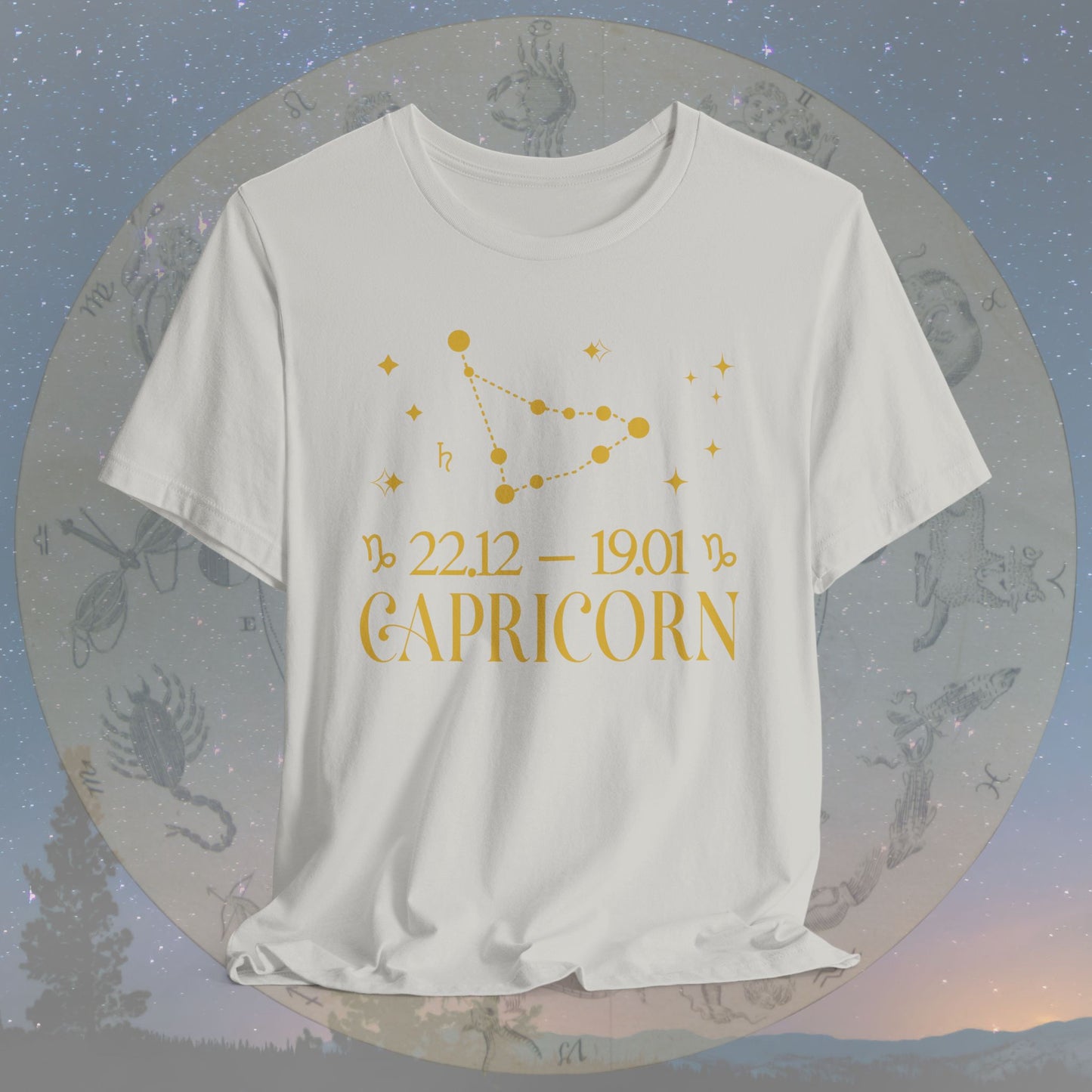 Capricorn Star Constellation Zodiac T-Shirt