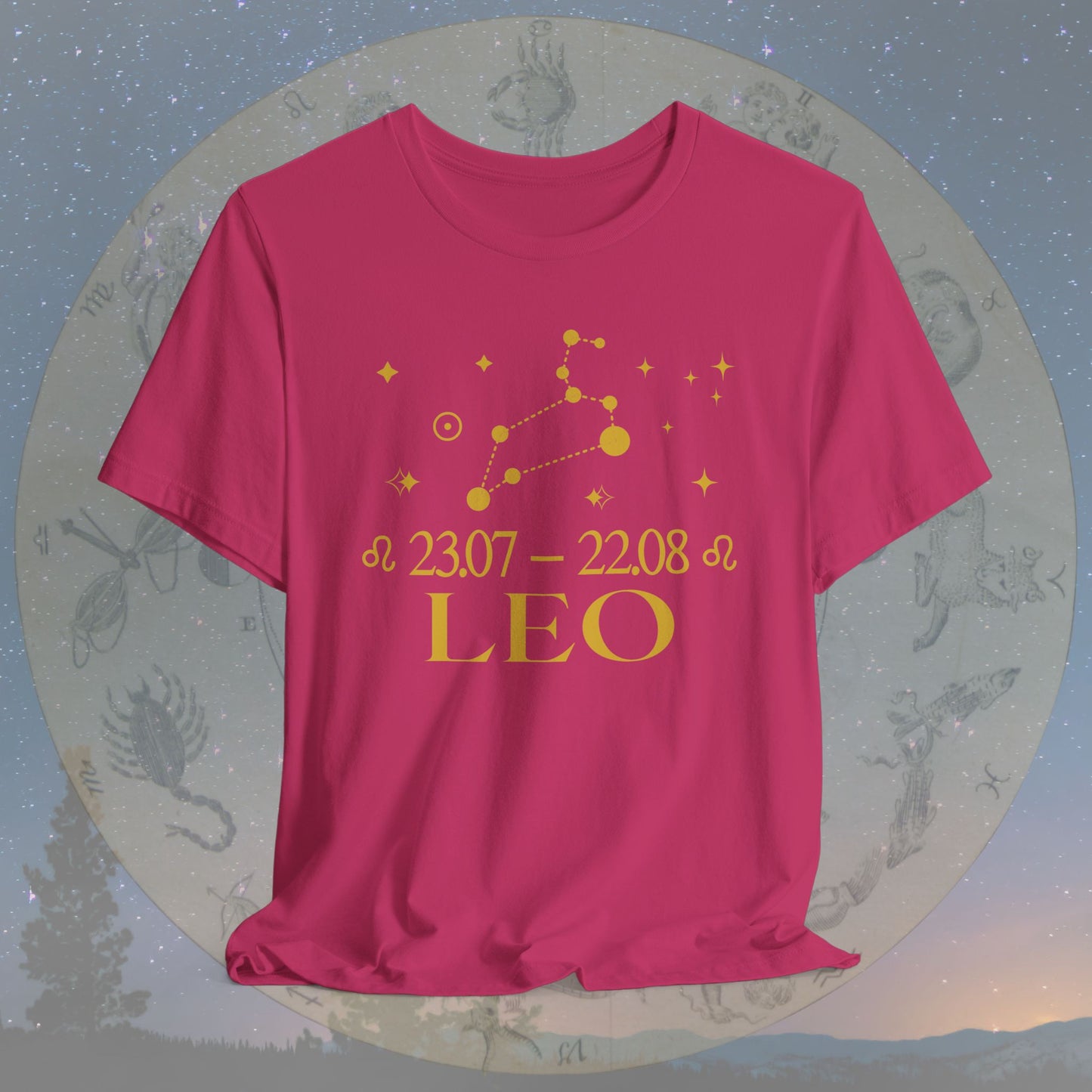 Leo Star Constellation Zodiac T-Shirt