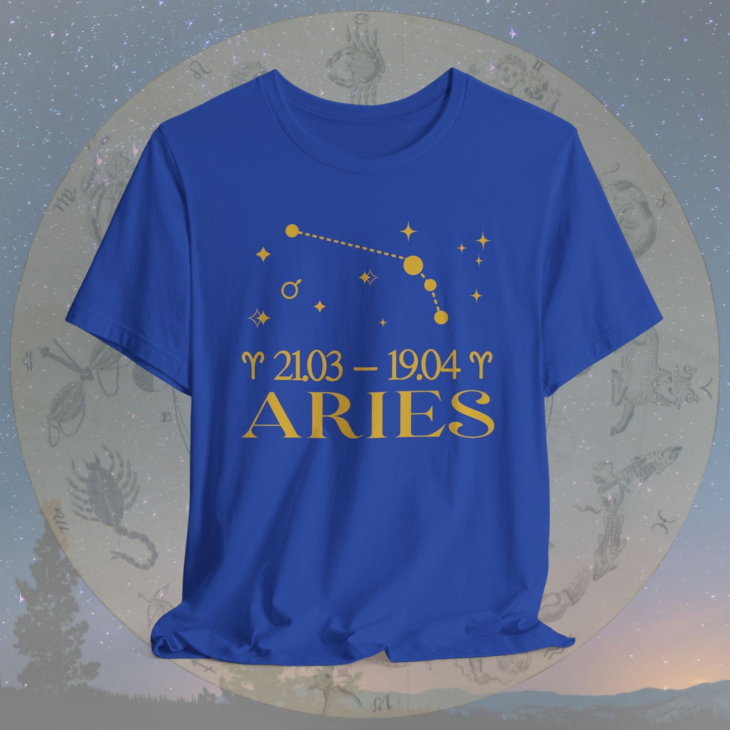 Aries Star Constellation Zodiac T-Shirt