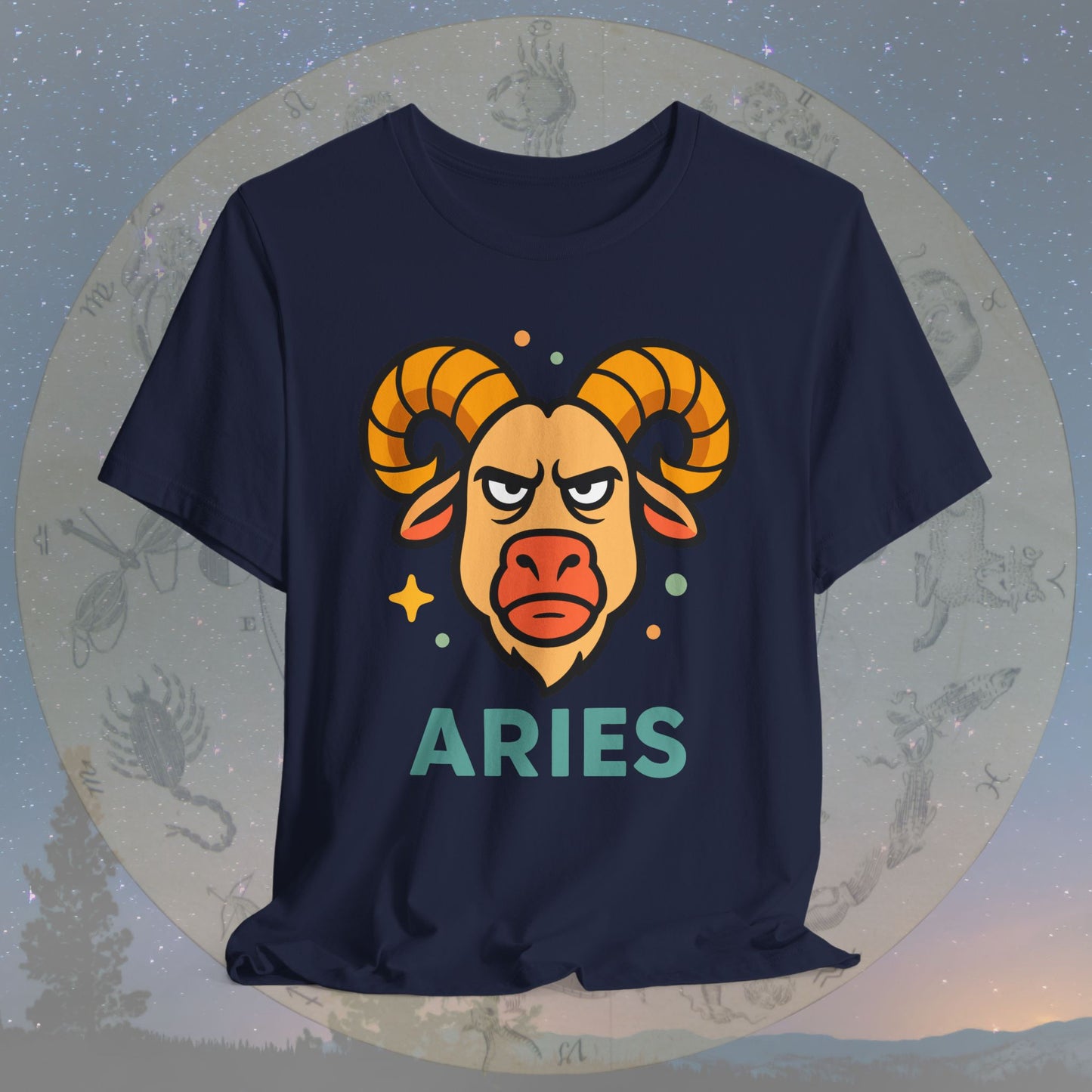 Determined Aries Zodiac Sign T-Shirt