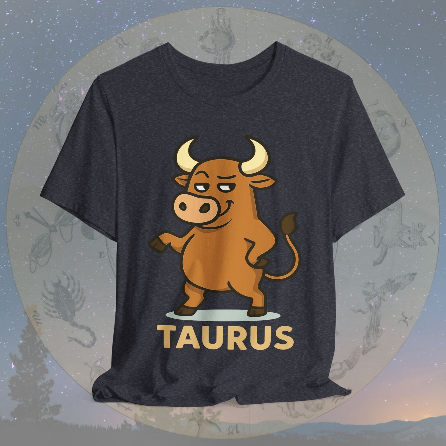Playful Taurus Zodiac Sign T-Shirt