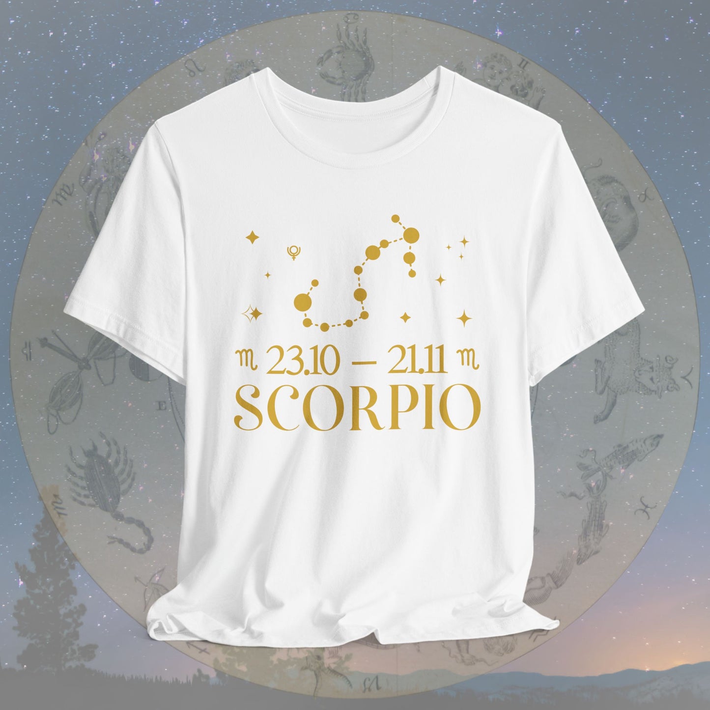 Scorpio Star Constellation Zodiac T-Shirt