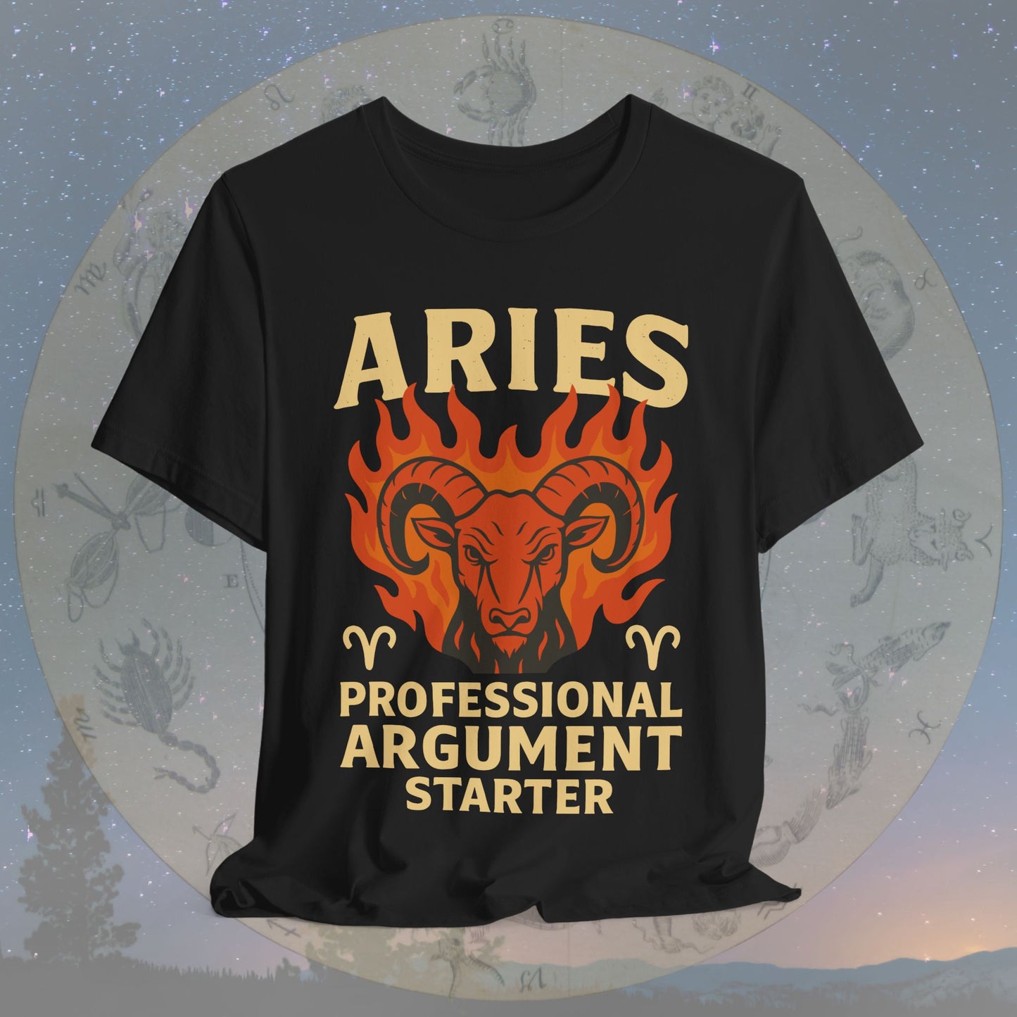 Aries Argument Starter Zodiac Sign T-Shirt