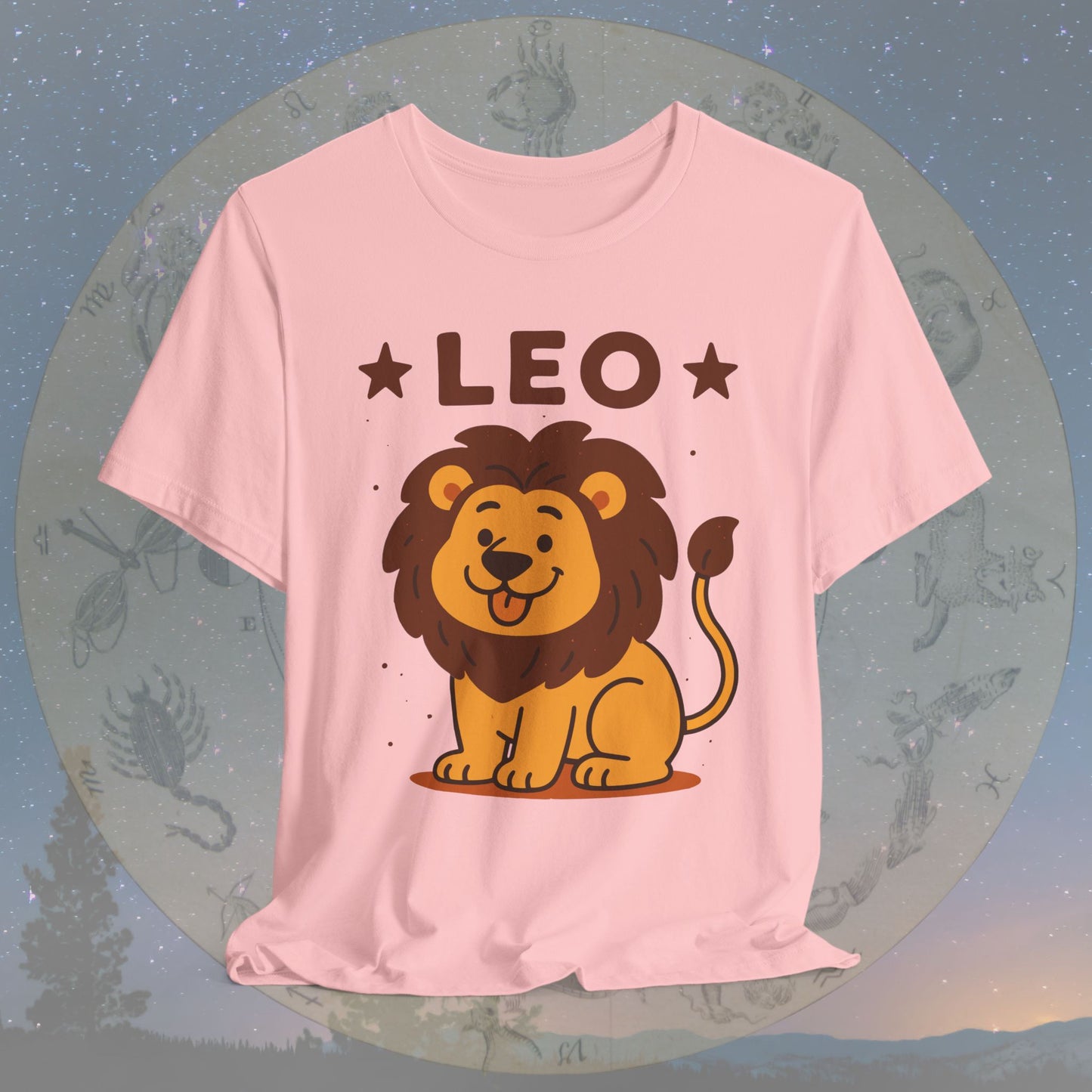Cute Kawaii Leo Zodiac Sign T-Shirt