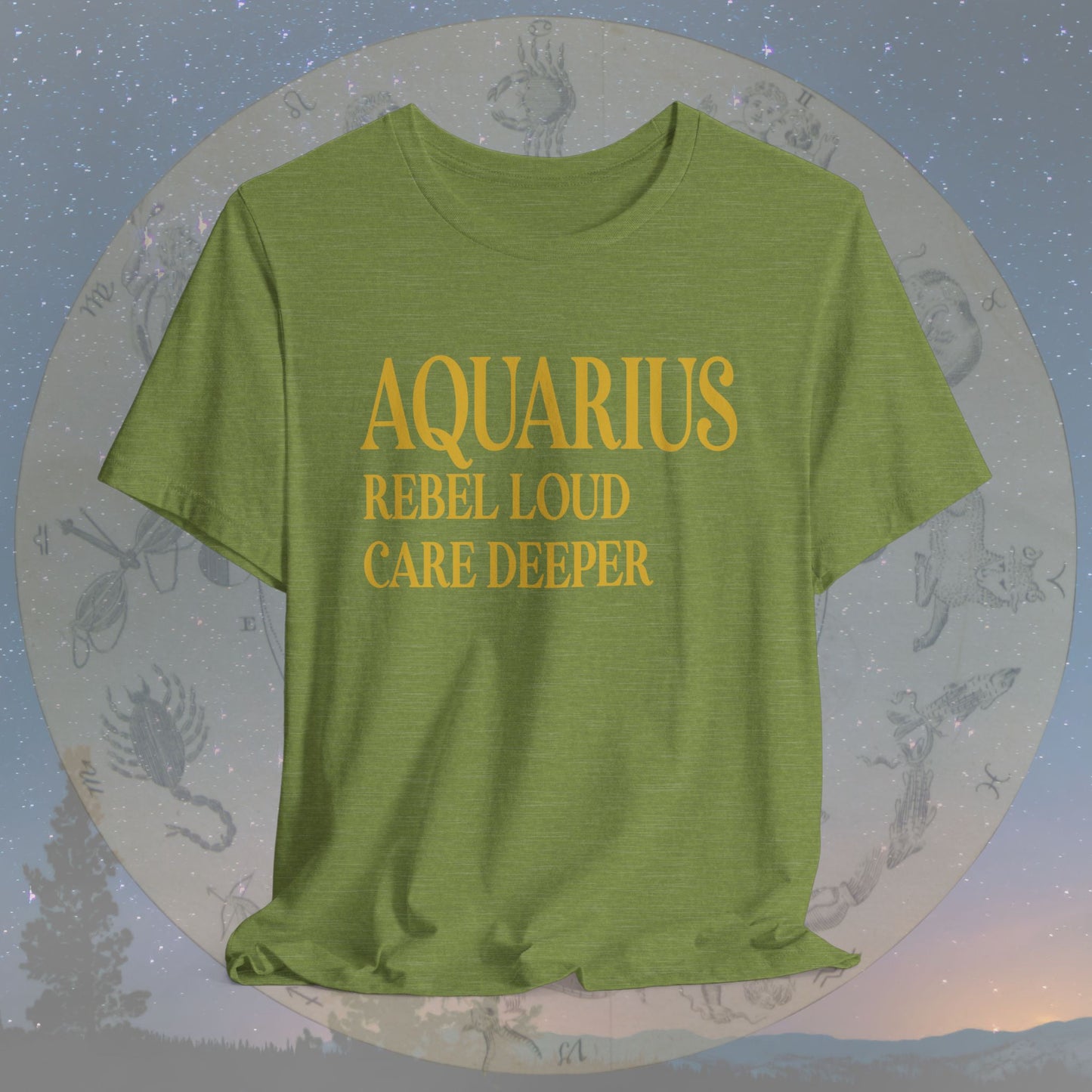 Aquarius Rebel Heart T-Shirt