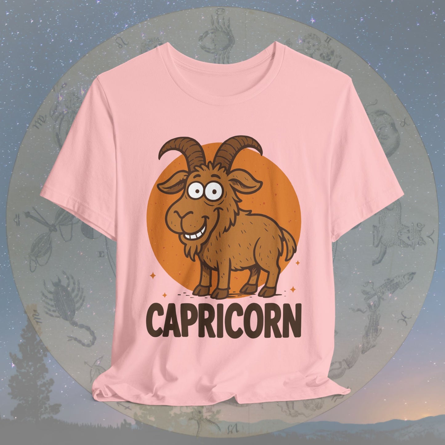 Funny Kawaii Capricorn Zodiac Sign T-Shirt