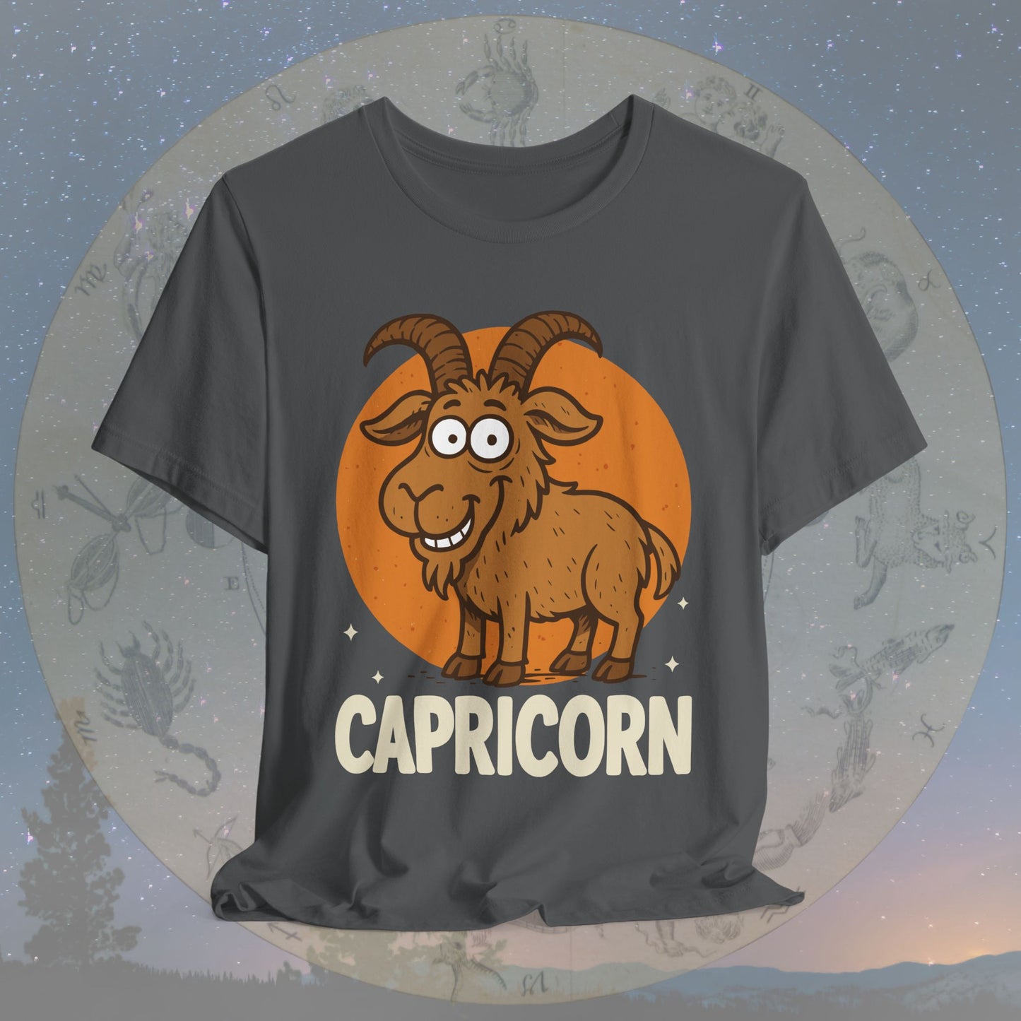 Funny Kawaii Capricorn Zodiac Sign T-Shirt