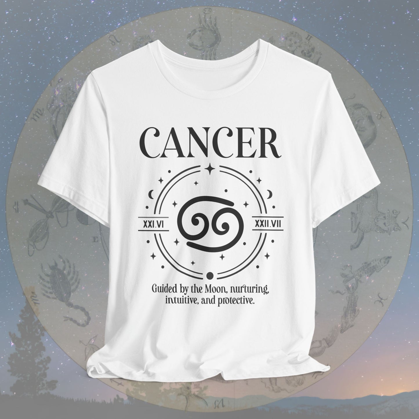Classic Cancer Zodiac Sign T-Shirt