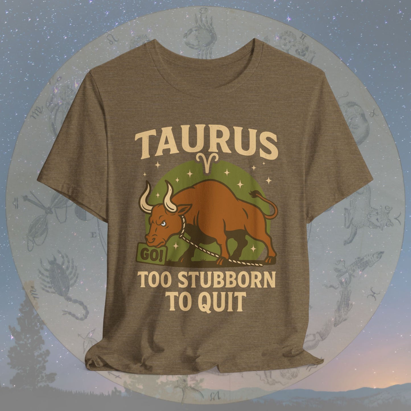 Funny Taurus Stubborn Spirit T-Shirt