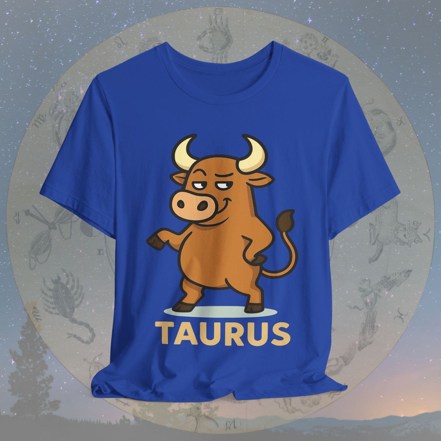 Playful Taurus Zodiac Sign T-Shirt