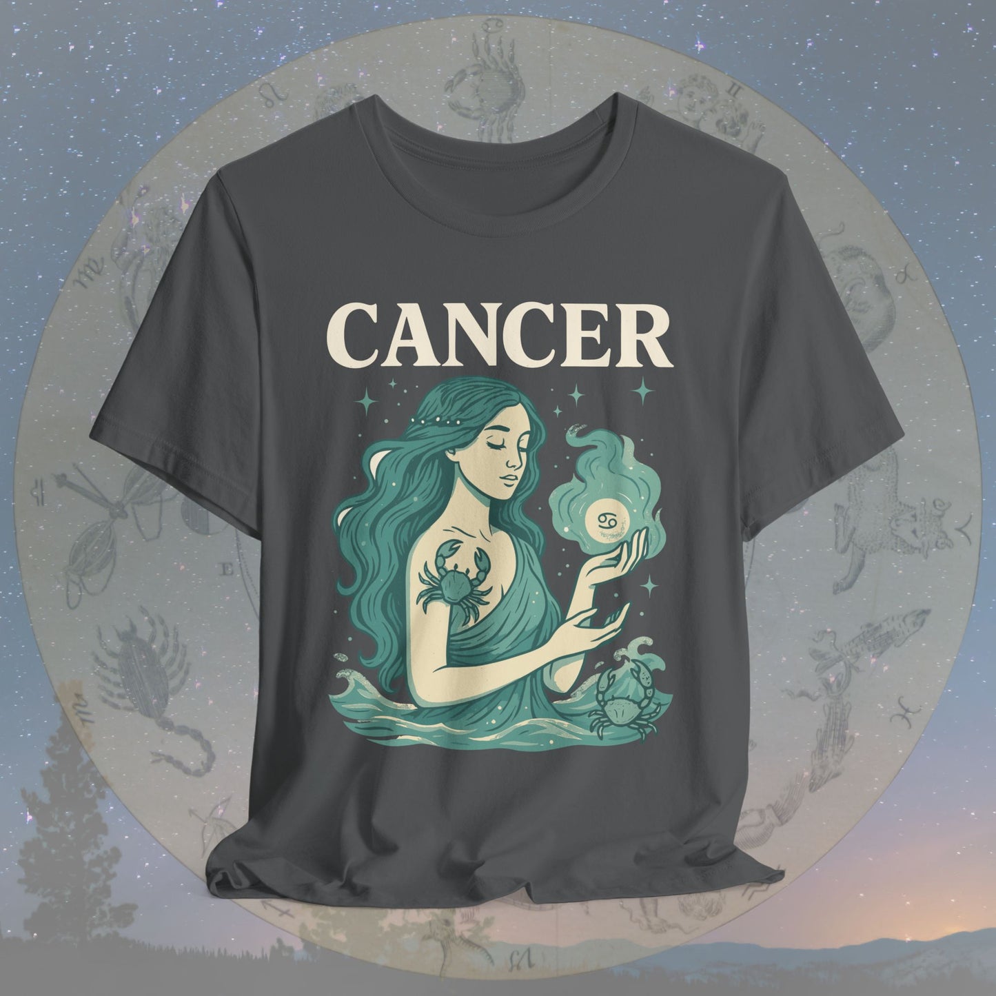 Calm Within the Waves Cancer T-Shirt