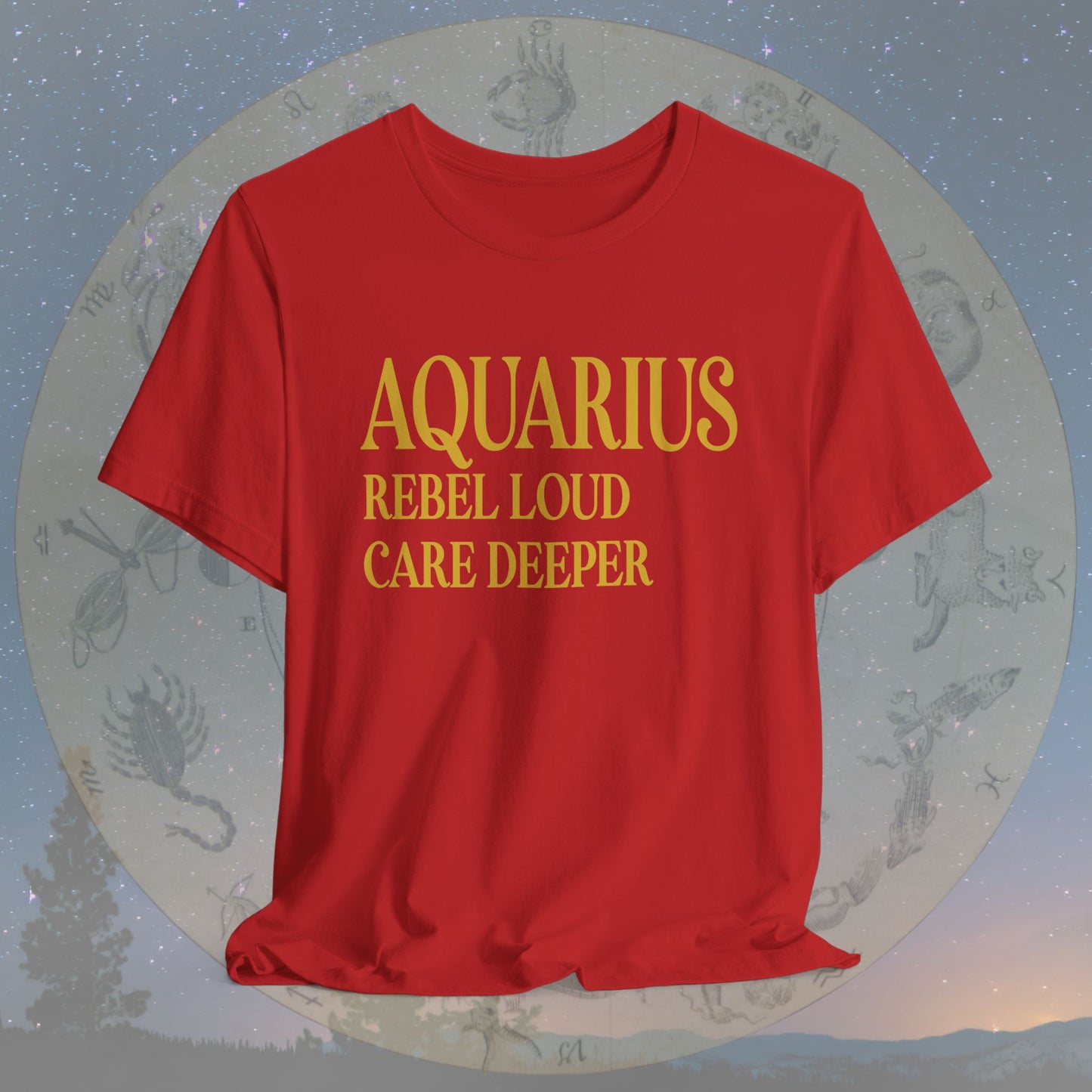 Aquarius Rebel Heart T-Shirt