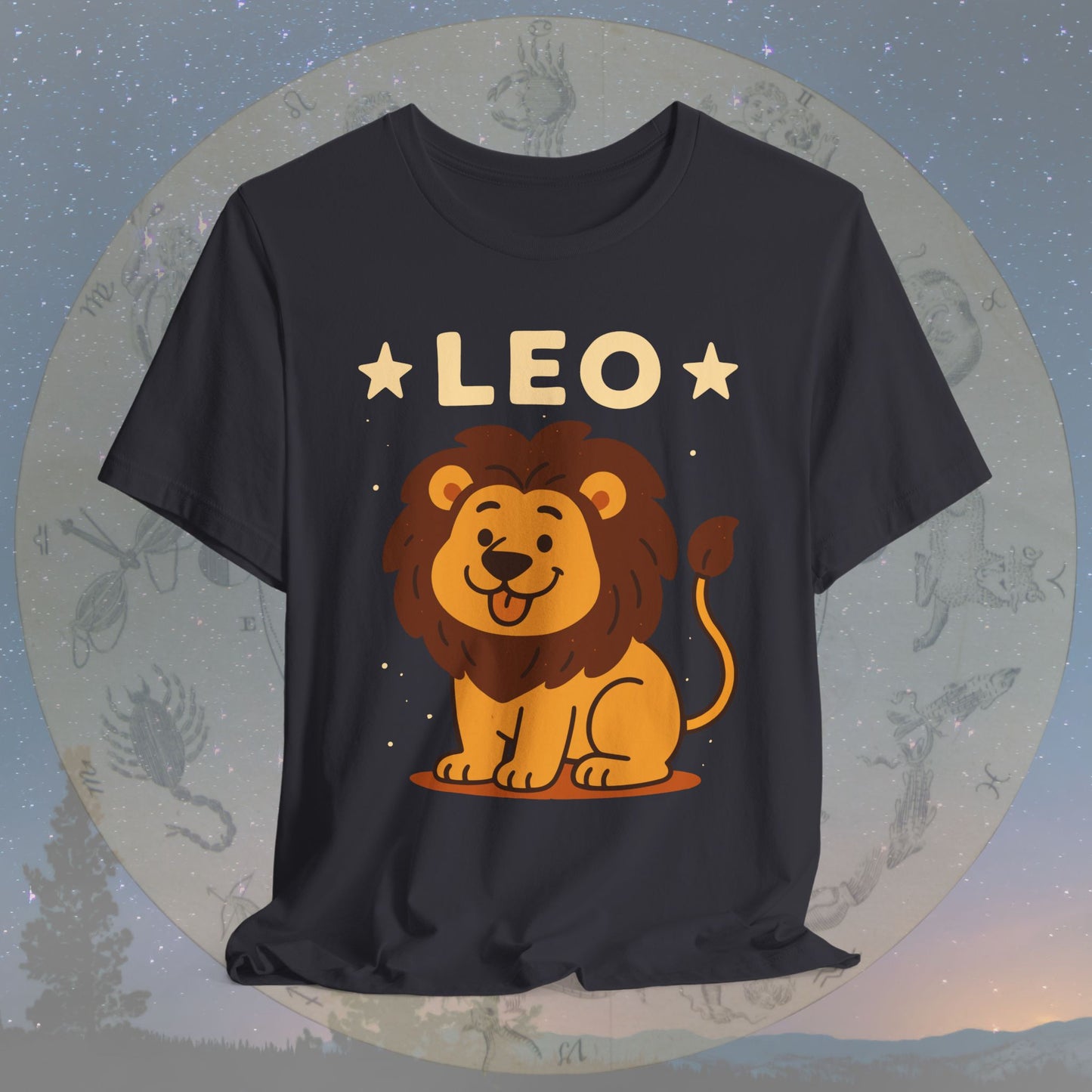 Cute Kawaii Leo Zodiac Sign T-Shirt